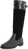 Fitzwell Women's Cadence Boot,Black Antique/Black Velvet Suede,8 M US