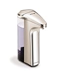 simplehuman Sensor Pump for Soap or Sanitizer, Brushed Nickel, 13-Ounce