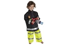 ELC FIREFIGHTER OUTFIT FIREMAN JACKET TROUSERS FANCY DRESS UP AGES 3-6 YRS