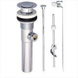 Danze D495002BN 1-1/4-Inch Metal Pop-Up Drain Assembly with Lift Rod and Overflow, Brushed Nickel