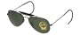 Ray-Ban Men's RB3030 Aviator Outdoorsman Sunglasses,Black Frame/G-15 XLT Lens,58 mm