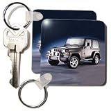 Cars - Cobra Jeep Wrangler - Key Chains by 3dRose LLC