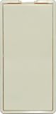 Simply Automated ZS11-A Single Faceplate, Almond