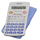 Sharp EL-501WBBK 157 Function Scientific Calculator with Direct Algebraic Logic