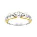 14K Two-Tone Gold Diamond Engagement Ring - 0.50 Ct.