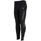 NEW BALANCE Fitted Knitted Men s Tech Tight , L, BLACK