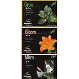 Advanced Nutrients Bloom, Micro & Grow - 1 Liter Each