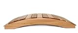 6' Western Red Cedar Wood Garden Bridge
