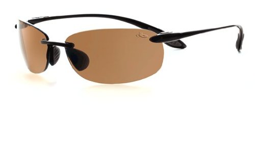 Bolle Sport Kickback Sunglasses (Shiny Black EagleVision 2 Dark)