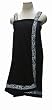 Julie Black Scene Weaver Delight 29 by 59-Inch Coral Fleece Bath Wrap