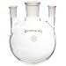Chemglass CG-1522-17 Glass 3000mL Round Heavy Wall 3 Neck Bottom Boiling Flask with 45/50 and 24/40 Standard Taper Outer Joint