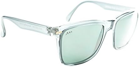 Waveborn Sunglasses Marina Sunglasses, Clear Gray, Gray Polarized Lenses