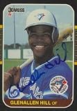 Glenallen Hill, Toronto Blue Jays Autographed Card