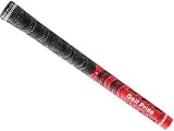 Golf Pride Midsize (+1/16") Multi-Compound Cord Black/Red Golf Grip Kit (13 Grips, Tape, Clamp)