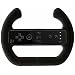 GreyMobiles Black SPORTS Steering Wheel Attachment For Nintendo Wii Remote