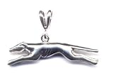 Greyhound Pendant Sterling Silver Jewelry