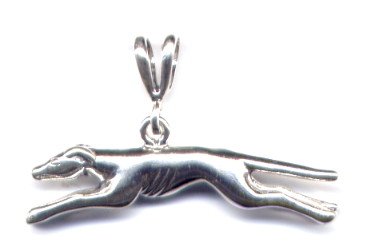Childrens Toyshop  Sporting Goods : Greyhound Pendant Sterling Silver Jewelry