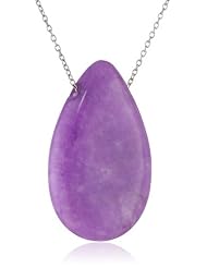 Sterling Silver Teardrop Pendant Necklace, 18"
