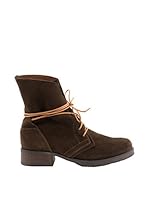 Liberitae Botines Cordones (Marrón)