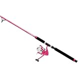 Pinnacle Eye Candy Spin Rod and Reel Combo - Neon Pink (7')