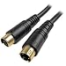 Cables Unlimited AUD-2000-99 100' S-Video SVHS Male to Male 4Pin Cable - Black