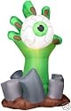 7ft Airblown Inflatable Halloween Monster Hand w/ Eyeball