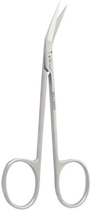 HiTeck Converse (Wilmer) Scissor, Long Angled, Sharp, 11.5CM
