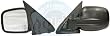 2002, 2003, 2004, 2005, 2006 Jeep Liberty Limited Driver Side Mirror Head Assembly - Manual
