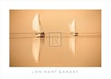 Nile Boats Art Poster Print by Jon Hart Gardey, 28x20
