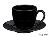 Waechtersbach Solid Black Jumbo Cups Set of 2