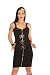Living Dead Souls Metal Hook Pencil Dress Sexy Rocker Dress