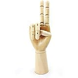 Echolife Flexible Wooden Articulated Fingers Hand Manikin Male, Female, Child Hand Model for Drawing (Child Right Hand)