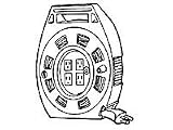 Electrical Wire: 04904 POWER CADDY W/4OUTLET