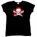 Skull Splat Ladies T-Shirt