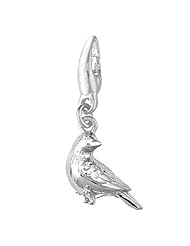 Sterling Silver EUROPEAN ROBIN Charm