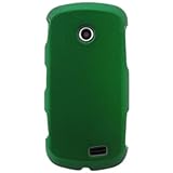 Hard Snap-on Shield RUBBERIZED GREEN Faceplate Cover Sleeve Case for SAMSUN ....