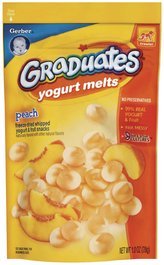 Gerber Graduates Yogurt Melts - Peach