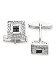 Sterling Silver Knotted Cuff Links