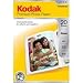 Kodak Premium Inkjet Photo Paper, 10x15,(6 x 4)  20 sheets