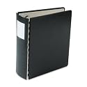 Elliptical-Ring Binder with Metal Hinge, 3" Capacity, Letter, Black AVE87784