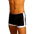 boxer21 - MENS BLACK INSERT BOXER SWIMSUIT GARY MAJDELL SPORT