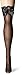 Leg Avenue Women's Satin Bow Accent Lace Top Thigh Highs