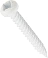 AP Products 012-PSQ500 W 8 X 1- 1/4 White Pan Head Square Recess Screw - Pack of 500