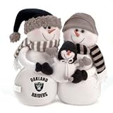 Oakland Raiders Table Top Snow Family Show Off Your Holiday And Team Spirit