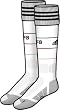 Adidas Herren Socken DFB Home, wei�, 40 - 42, X21217