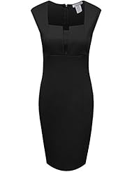 V-neck Cap Sleeves Nylon/Rayon/Spandex Bandeau Neck Fitted Bodycon Dress 