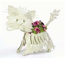 Metal Planter - Penelope the Persian Cat Planter