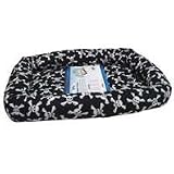 Four Paws Pet Crate Pad Skull X Bones 18.5 X 14