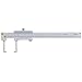 Mitutoyo 536-152 Vernier Caliper, Stainless Steel, Pointed Jaw, 0-150mm Range, +/-0.05mm Accuracy, 0.05mm Resolution