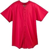 Mesh Button Front Baseball Shirt